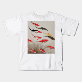 The Art of Koi Fish: A Visual Feast for Your Eyes 10 Kids T-Shirt
